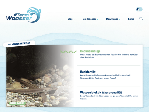 Teamwaasser screenshot